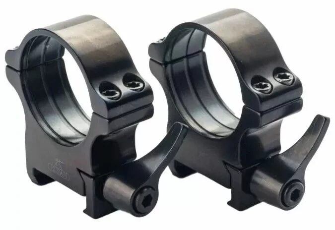 Кольца Rusan быстросъемные Picatinny на 34мм H18 рычажные (050P-34-18-R)
