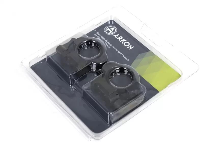 Кольца Arkon 30 мм быстросъемные на weaver, стальные, средние